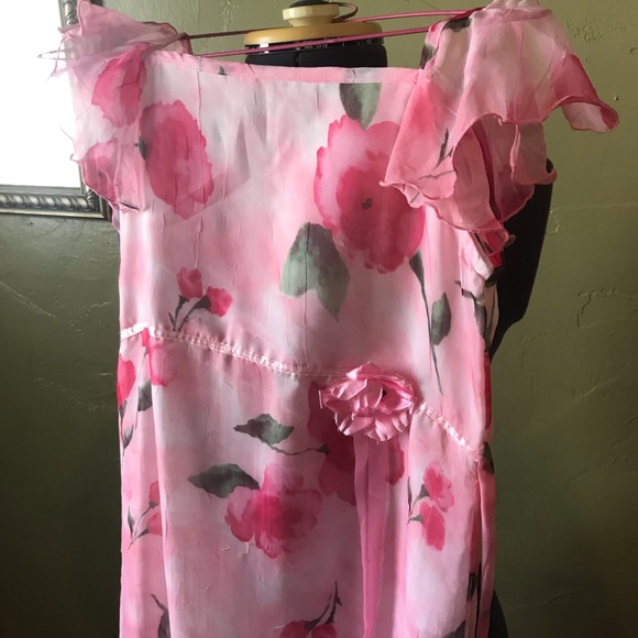 Girl Tribe Girls Pink Floral Dress - Picture 2 of 3